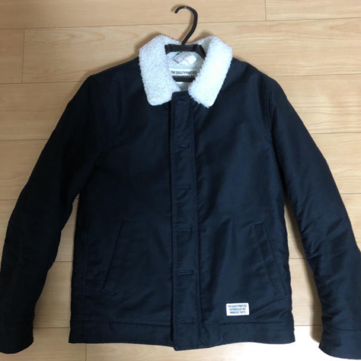 美品 WACKO MARIA ショールカラー レザー メルトン カーコート M 買い