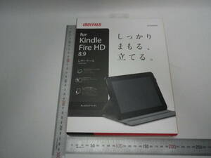[Kidle Fire HD 8.9* tablet for leather case black ~ Buffalo BSTPKDF8LBK] unused goods [ outer box defect have ][... san. toy box ]00100180