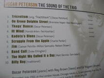 Verve MASTER EDITION■　　Oscar Peterson The Sound Of The Trio　　■10曲収録_画像6