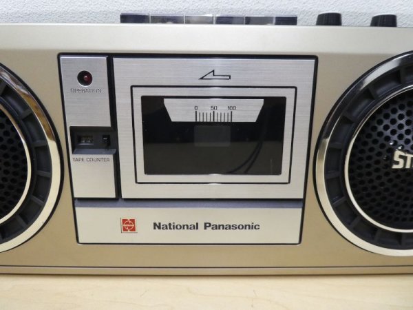 National ナショナル スピーカー カセット デッキ マイク 1体 レトロ