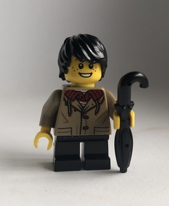 新品　即決　未使用　レゴ　LEGO　ミニフィグ ミニフィギュア 　ちびっこ紳士　傘を持った男の子　子供