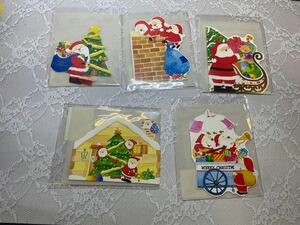 【未使用品】クリスマスギフトカード (ミニ)⑤ 5枚セット, 印刷物, 絵はがき、ポストカード, その他