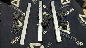 ●3本セット●任天堂純正品●Wii ・ Wii U共通 センサーバー●シルバー●RVL-014●