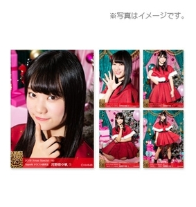 限定品NMB48 個別生写真5枚セット 2018. Xmas Special クリスマス 特別衣装 個別　河野奈々帆(TeamNドラフト研究生)　サンタ