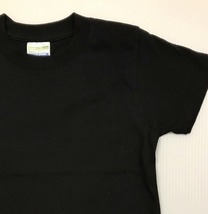 [江戸てん]子供Tシャツ2枚セット　無地　黒　綿100％　キッズ　110サイズ_画像2