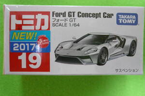 【新品・絶版車】 トミカ№19 フォード GT ☆ 新車シール付 2017