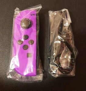 Nintendo Switch Joy-Con (L) ネオンパープル ストラップ付 ジョイコン