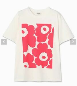 新品　マリメッコ　Liuske Unikko Placement Tシャツ　XS