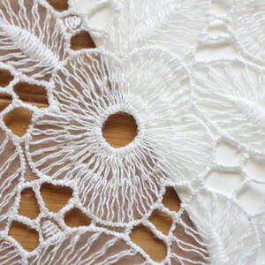 ◇レース半襟【Crochet】ivory