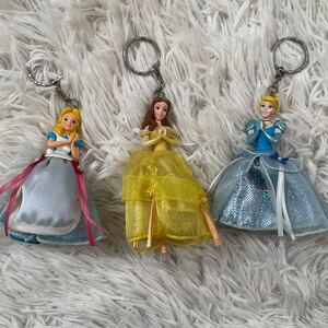 【バラ売りも可】プリンセス キーホルダー ディズニーランド セット売り アリス シンデレラ 美女と野獣 ベル