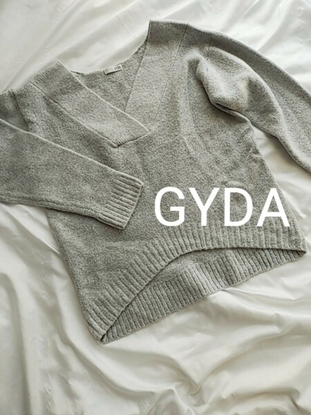 GYDA 　ニット　セーター　グレー