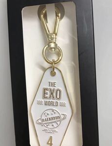 EXO exo エクソ 新品 キーチェーン キーリング the exo world ベッキョン ベク 公式 ☆ チャニョル カイ セフン シウミン レイ ディオ