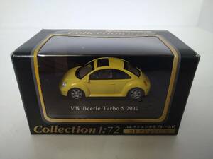 < new goods > Hongwell collection 1:72 VW Beetle Turbo S 2002 yellow 1/72 size 