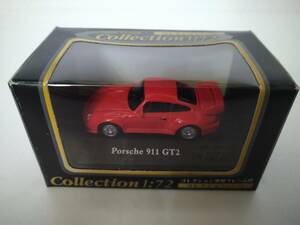 < new goods > Hongwell collection 1:72 Porsche 911 GT2 red 1/72 size 