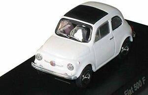＜新品＞ 京商 フィアットミニカーコレクション　FIAT 500F　ホワイト　1/64サイズ