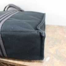 HERMES CANVAS HAND BAG MADE IN FRANCE/エルメスフールトゥキャンバスハンドバッグ_画像6