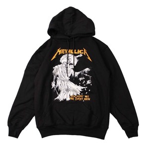 ag10●新品 黒 Mサイズ●メタリカ METALLICA パーカー スウェットパーカ PARKA//バンド ロック パンク メタル