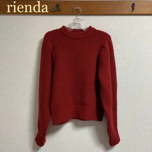 リエンダ　rienda ニット　セーター　トップス