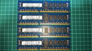 メモリ4枚セット 4GB PC3-12800R