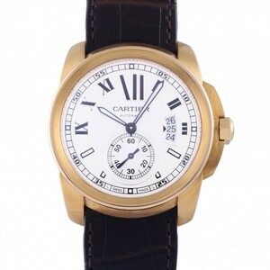 カルティエ Cartier カリブル ドゥ カルティエ W7100009 シルバー文字盤 中古 腕時計 メンズ