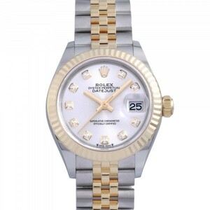 ロレックス ROLEX デイトジャスト 28 279173G シルバー文字盤 新品 腕時計 レディース, デイトジャスト, 女性用, 本体