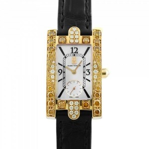 ハリー・ウィンストン HARRY WINSTON アヴェニュー オーロラ 310/LQGL.M/A05 ホワイト文字盤 新品 腕時計 メンズ