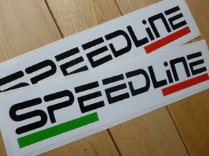 ◆送料無料◆ 海外 スピードライン Speedline 70's-80's 300mm 2枚セット ステッカー