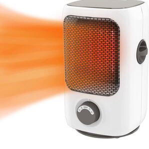 セラミックファンヒーター 暖房器具 1000W 自動首振り 過熱保護 転倒保護 角度調節可 PSE認証済み日本語取扱説明書