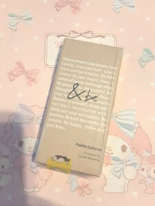 &be アンドビー パレットアイブロウ レッドブラウン