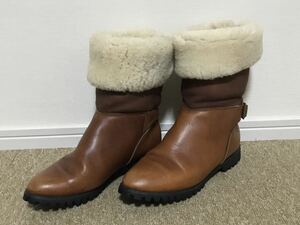 A881☆送料無料☆美品 Timberland/ティンバーランド『5563』 ムートンブーツ / サイズ 6.5 / M