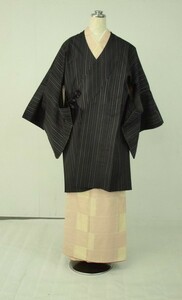 brand new ... Japanese clothes coat ( door garment )0339M black .