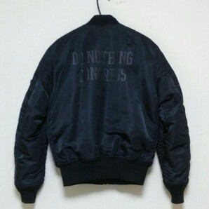 ALPHA INDUSTRIES×DONOTHING CONGRESS 別注 限定 コラボ MA-1【藤原ヒロシ★ブラック★S】