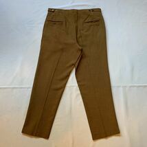 60s TAPERED SLACKS ヴィンテージ ビンテージ テーパードスラックス ベルトループレス アジャスター アメトラ トラッド TRAD 50s_画像3