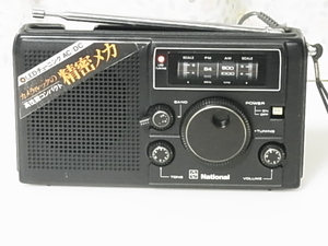 National 【RF-068】カメラルックの精密メカ、高性能コンパクトラジオ FM 76MHｚ～93MHｚが受信 管理21122403