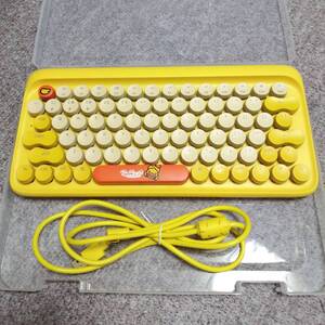 lofree Bluetooth メカニカルキーボード マルチデバイス ワイヤレスキーボード レトロ 青軸