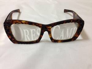  regular price approximately 4 ten thousand jpy Dress Camp DRESSCAMP × less than human sunglasses tea almost new goods genuine article rare item 
