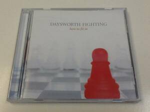 中古CD/レア盤 『how to fit in/DAYSWORTH FIGHTING』 No.329