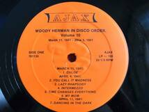 LP　WOODY HERMAN / IN DISCO ORDER,VOLUME 10_画像2