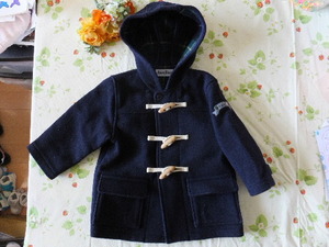  beautiful goods Familia duffle coat 90 size navy blue 