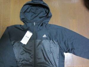 * new goods Adidas long sleeve full Zip Parker JKT black M*