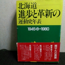 北海道進歩と革新の運動史年表　945#8～1980_画像1