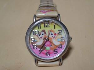  rare article design DISNEY CHIP*N DALEkla squirrel for women wristwatch 