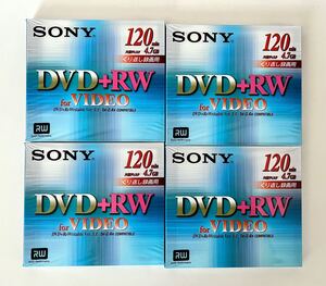 SONY DPW120 DVD+RW 未使用 4枚