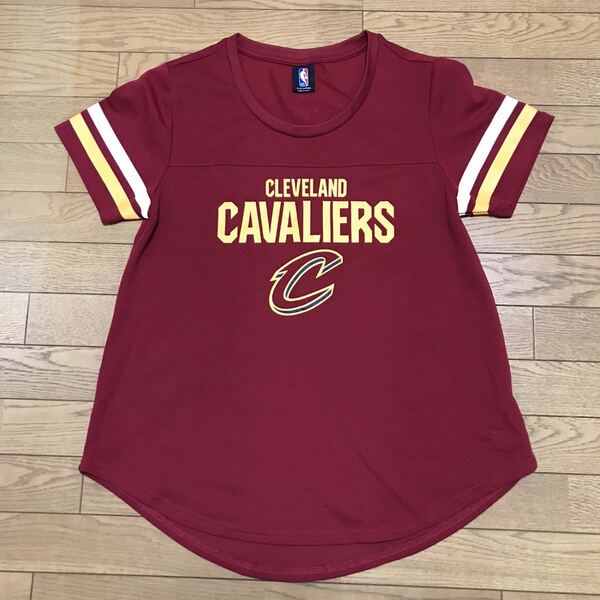 NBA CLEAVELAND CAVALIERS WOMEN’S SHORT SLEEVE T-SHIRTS size-XXL(着丈77身幅53) 中古 送料無料 NCNR