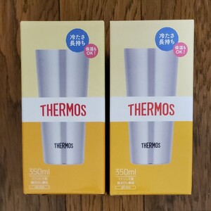サーモス タンブラー350ml 2個 未使用 真空断熱タンブラー 350ml JDI-350 THERMOS ステンレスタンブラー