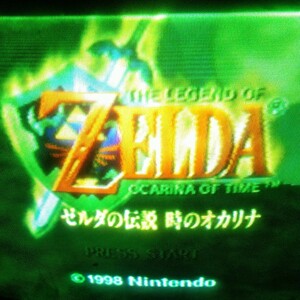 ゼルダの伝説時のオカリナ 　ニンテンドー64ソフト　任天堂64ソフト　ロクヨン　入手困難　激レア　ゲームソフト