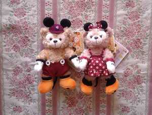  Duffy Shellie May Halloween 2015 soft toy badge set TDS fancy dress Disney ... Mickey . minnie. costume 