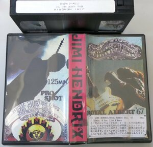 JIMI HENDRIX / ROYAL ALBERT HALL ’67 B.Pro. Live＆More ジミ・ヘンドリクス ジミヘン / 中古VHS 125分 *YS569