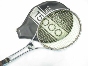 * Tochigi магазин![Wilson] Wilson T5000 теннис ракетка . год. название контейнер! Vintage товар примерно 40 год. час . супер .*