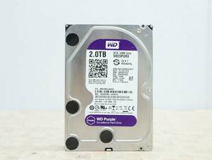 ∨ジャンク品【2TB 2000GB】｜内蔵型 ハードディスク｜WD Purple WD20PURX｜3.5インチ HDD ■J4286